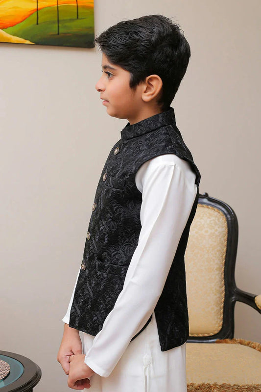 Picture of Real Image - Kids Waistcoat - OKW-003 - Available at Raja Sahib
