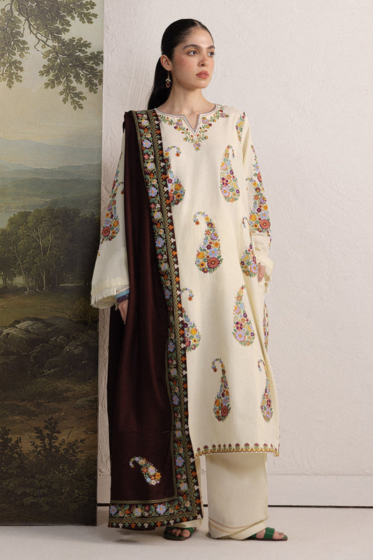 Zara Shahjahan - Coco Winter Unstitched - SHIREEN-6A - Unstitched