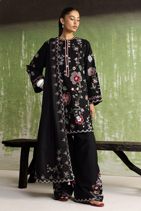 Zara Shahjahan - Coco Winter Unstitched - NAIRANG-8A - Unstitched