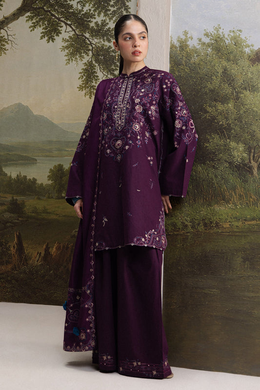 Zara Shahjahan - Coco Winter Unstitched - SHAB-5A - Unstitched
