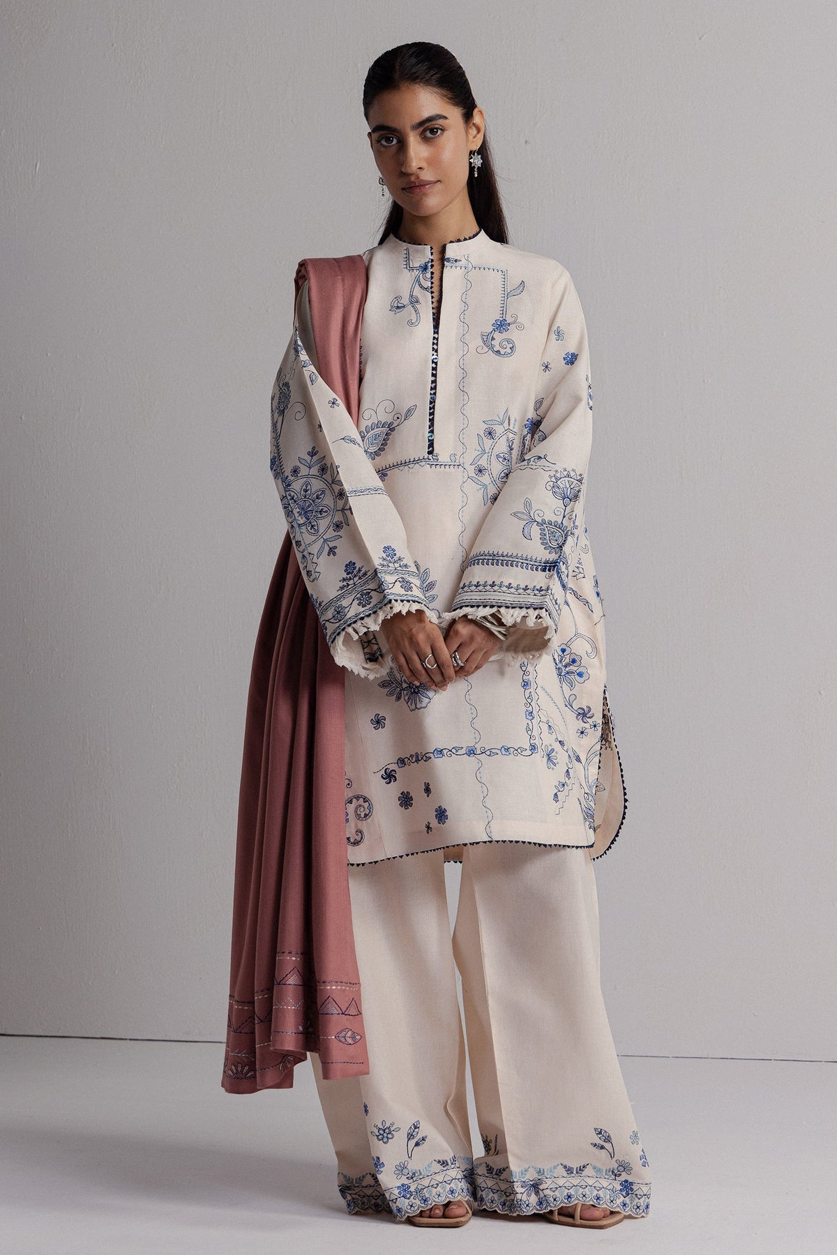 Picture of Zara Shahjahan - Coco Winter Unstitched - DIBA-10B - Unstitched - Available at Raja Sahib