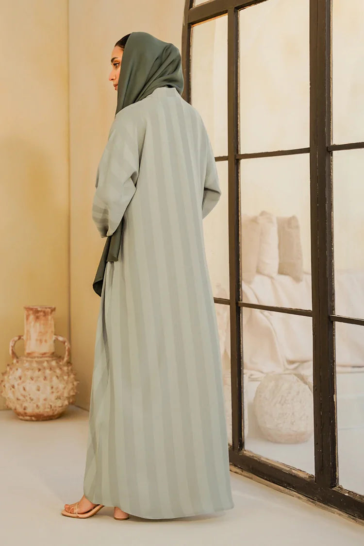 Picture of Divinely Crafted - Myra Abaya - Buttoned Up - Available at Raja Sahib