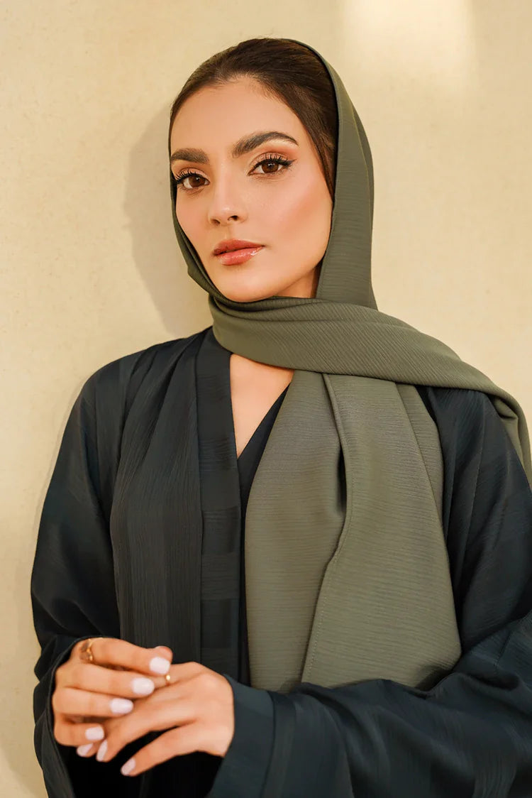 Picture of Divinely Crafted - Nahar Abaya - Buttoned Up - Available at Raja Sahib