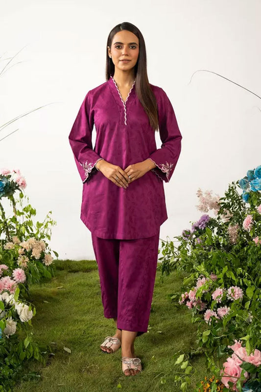 Peelu - 2 Piece - Embroidered Suit