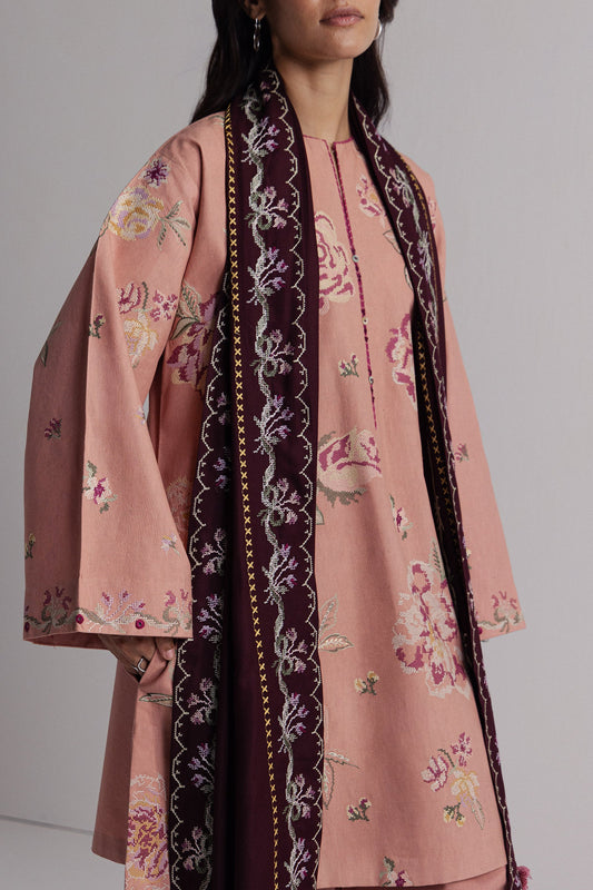 Zara Shahjahan - Coco Winter Unstitched - RAKHSH-3A - Unstitched