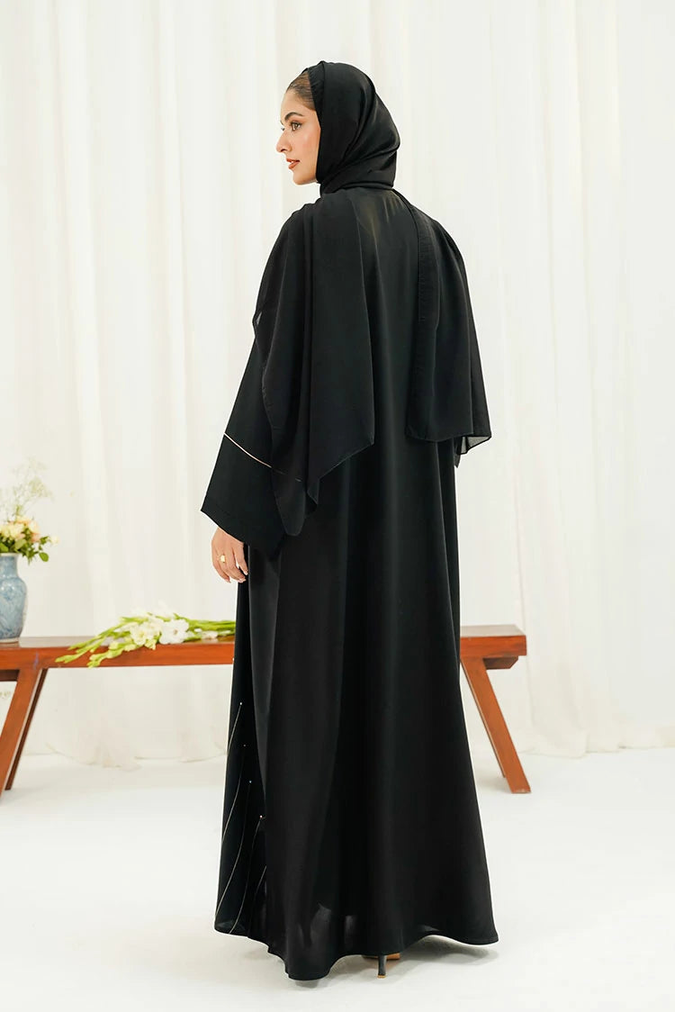 Picture of Divinely Crafted - Livia Abaya Set - Buttoned Up - Available at Raja Sahib
