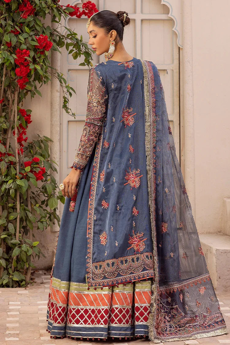 Picture of Tessa - Gul e Tar - Maharani (D-02 Blue) - Available at Raja Sahib