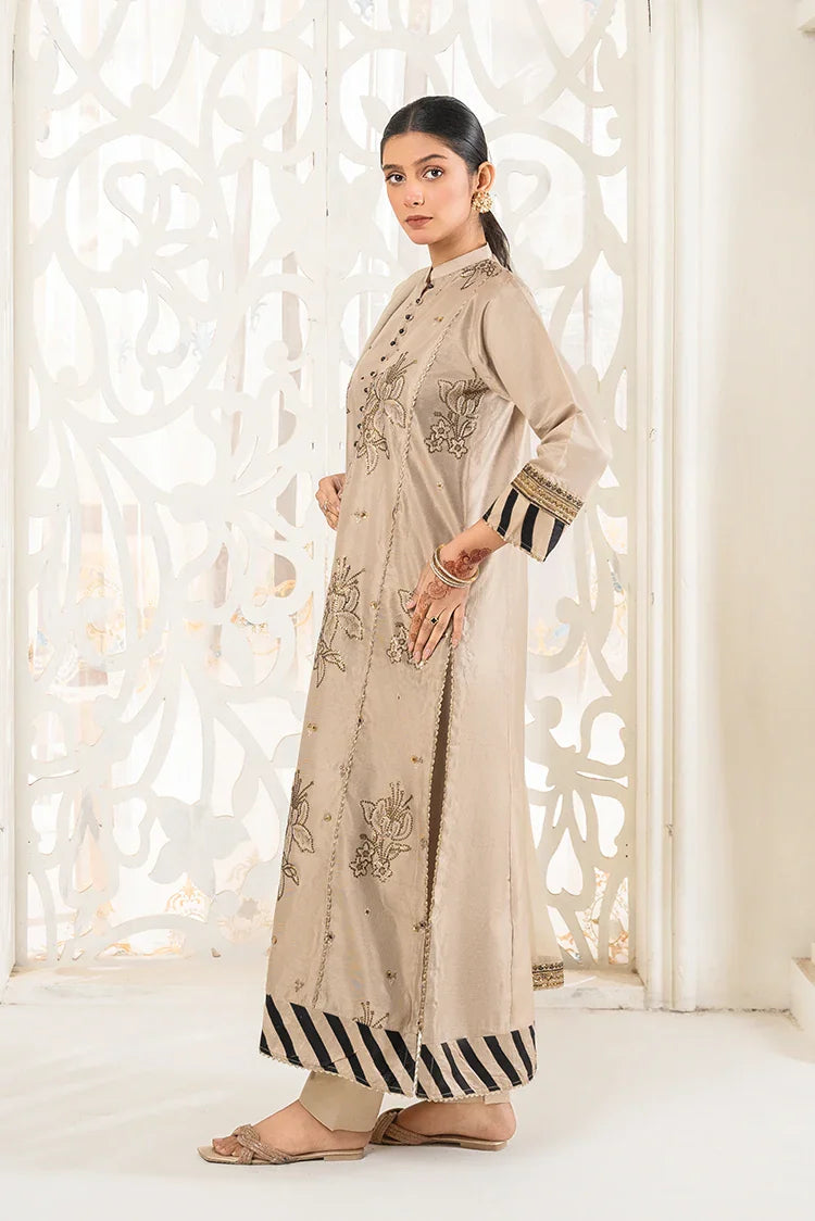 Picture of Khubsurat - 3 Piece Stitched Embroidered - Olive Skin - 3389-KH-SKTN - Available at Raja Sahib