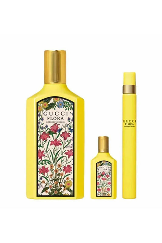 Gucci - Flora Gorgeous Orchid 3 Gift Set (Edp 100ml+ Edp 5ml+ Edp 100ml)