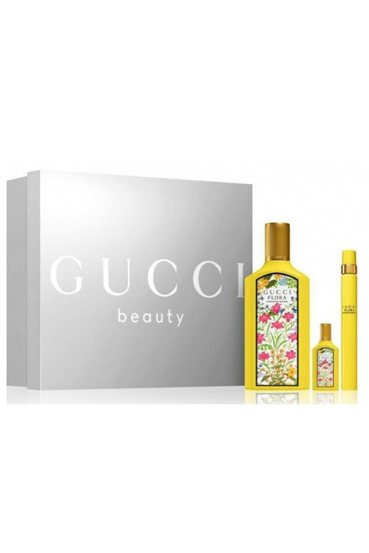 Gucci - Flora Gorgeous Orchid 3 Gift Set (Edp 100ml+ Edp 5ml+ Edp 100ml)