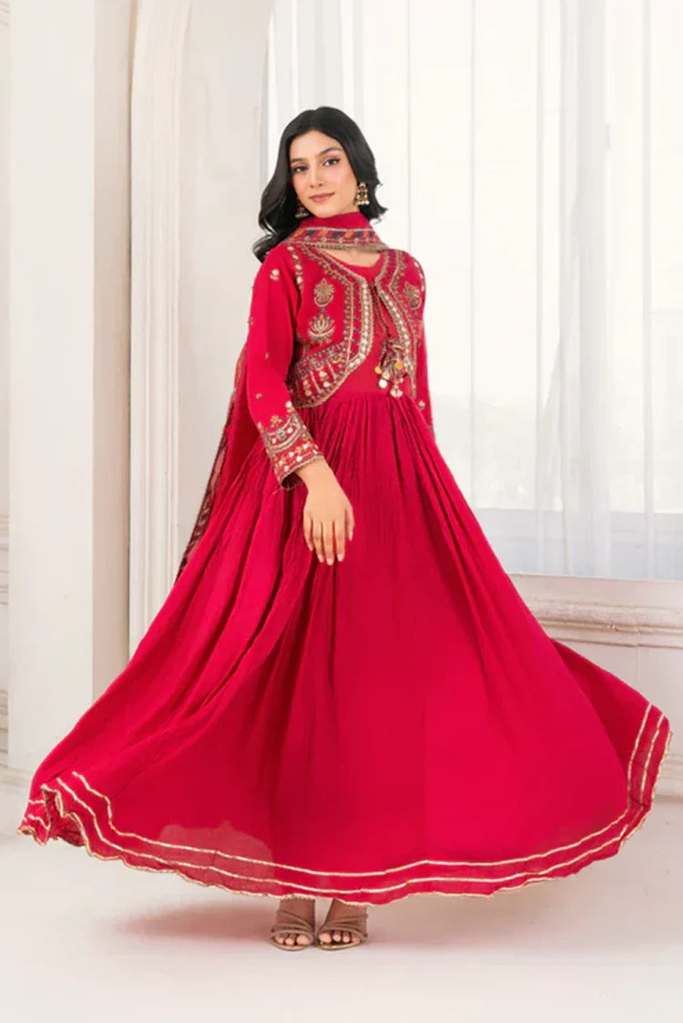 Picture of Khubsurat - 4 Piece Stitched Embroidered - Pink - 3985-KH-OR-NT - Available at Raja Sahib