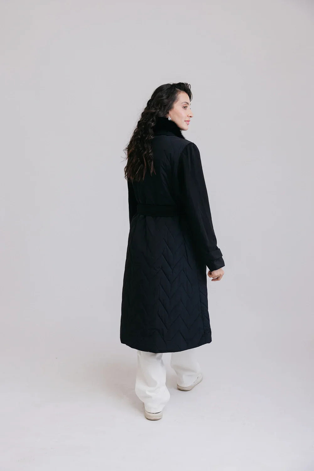 Picture of Ellena - Full Sleeves Long Coat - Available at Raja Sahib