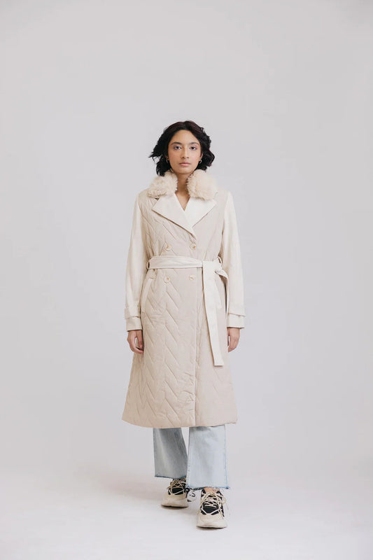 Picture of Ellena - Full Sleeves Long Coat - Available at Raja Sahib