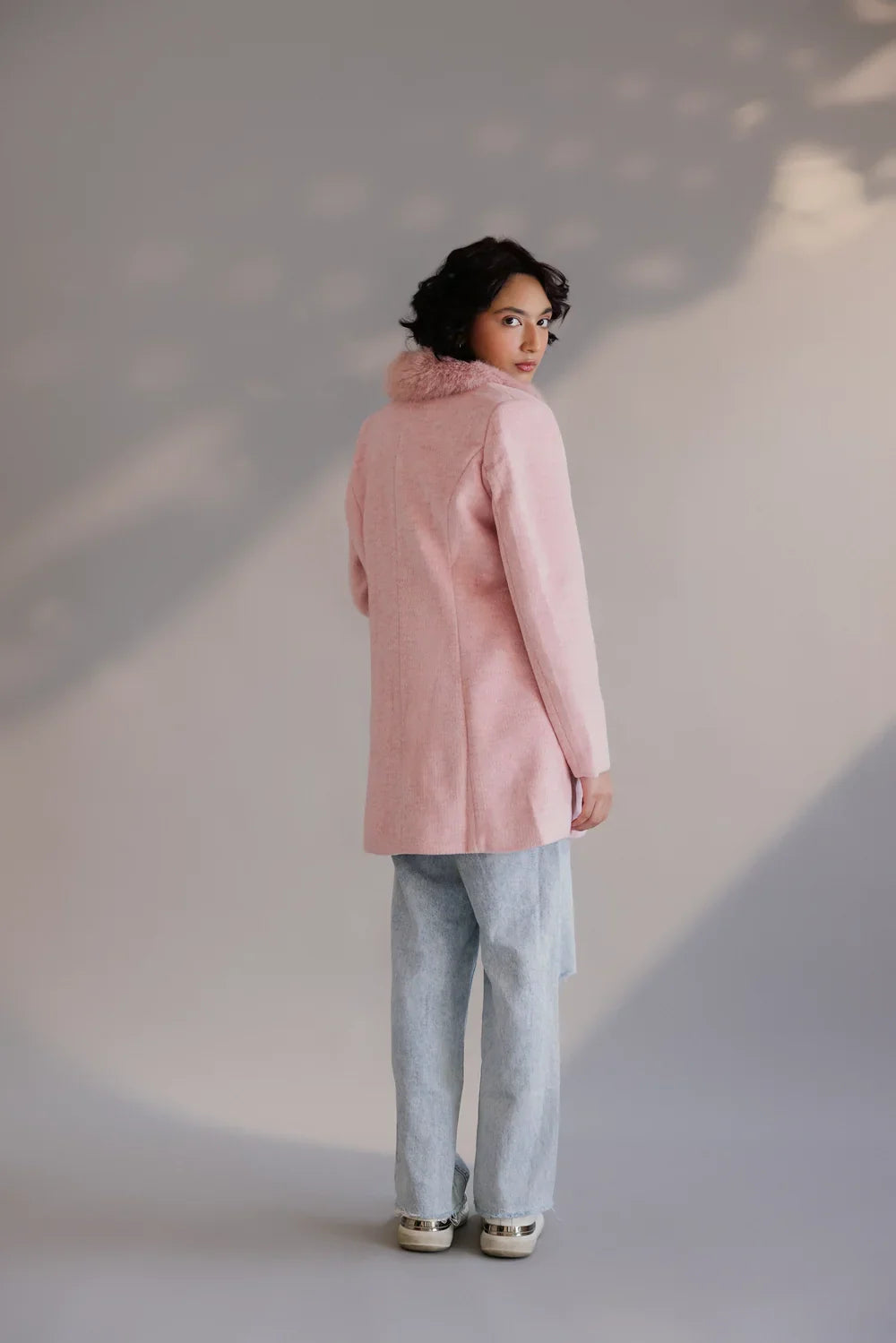 Picture of Ellena - Full Sleeves Long Coat - Available at Raja Sahib