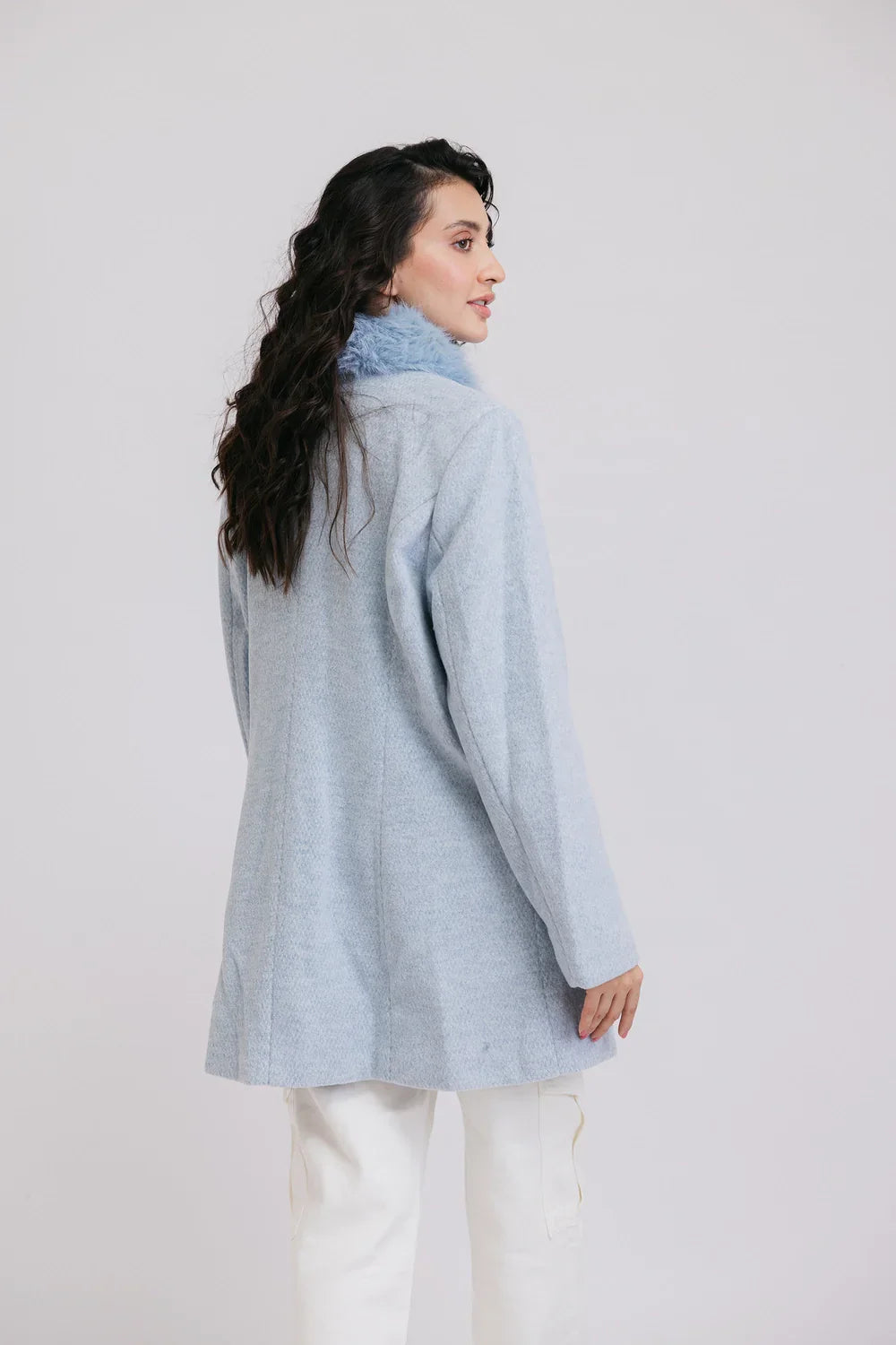 Picture of Ellena - Full Sleeves Long Coat - Available at Raja Sahib