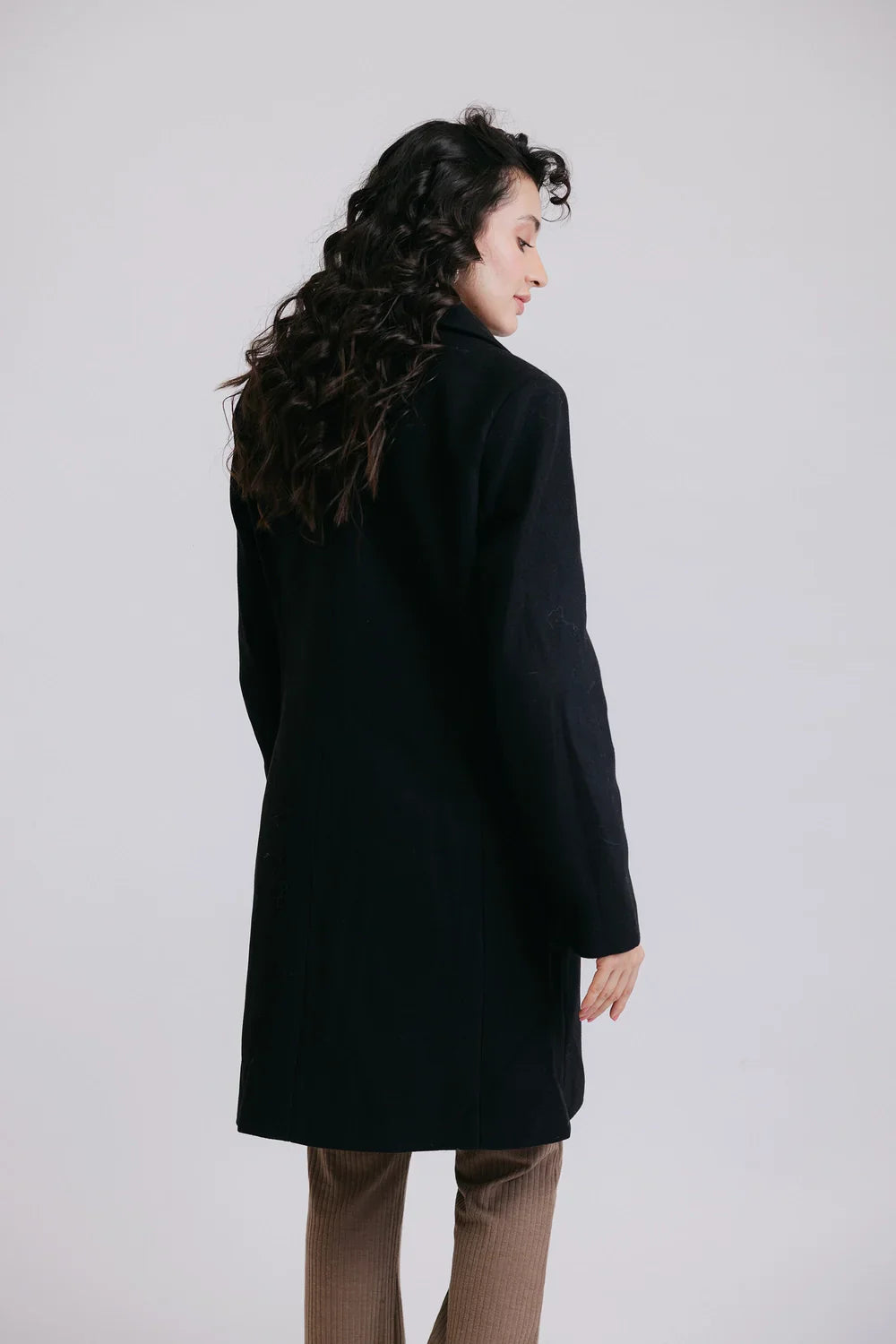 Picture of Ellena - Full Sleeves Long Coat - Available at Raja Sahib