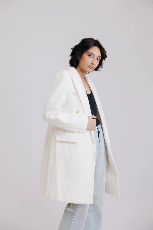 Picture of Ellena - Full Sleeves Long Coat - Available at Raja Sahib
