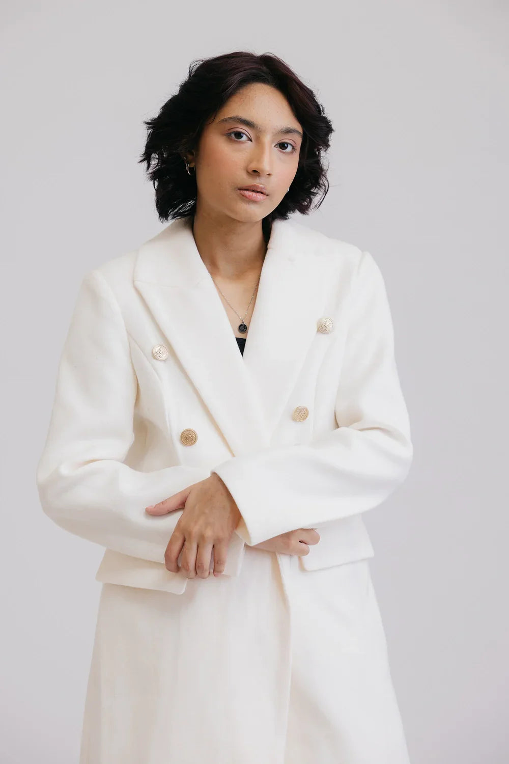 Picture of Ellena - Full Sleeves Long Coat - Available at Raja Sahib