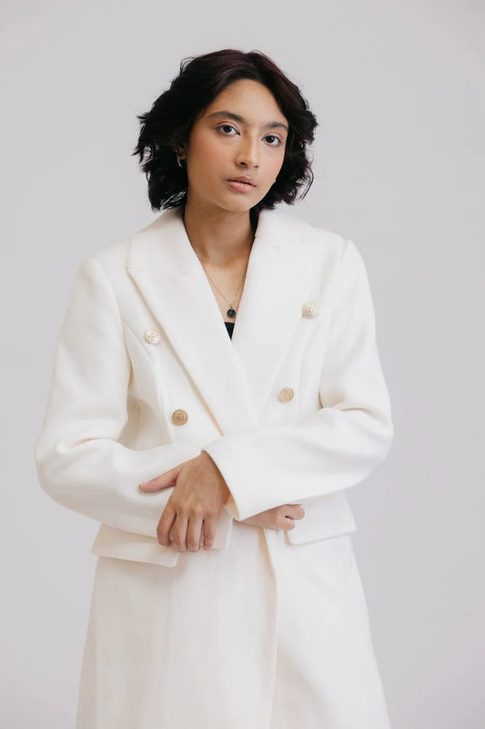 Picture of Ellena - Full Sleeves Long Coat - Available at Raja Sahib