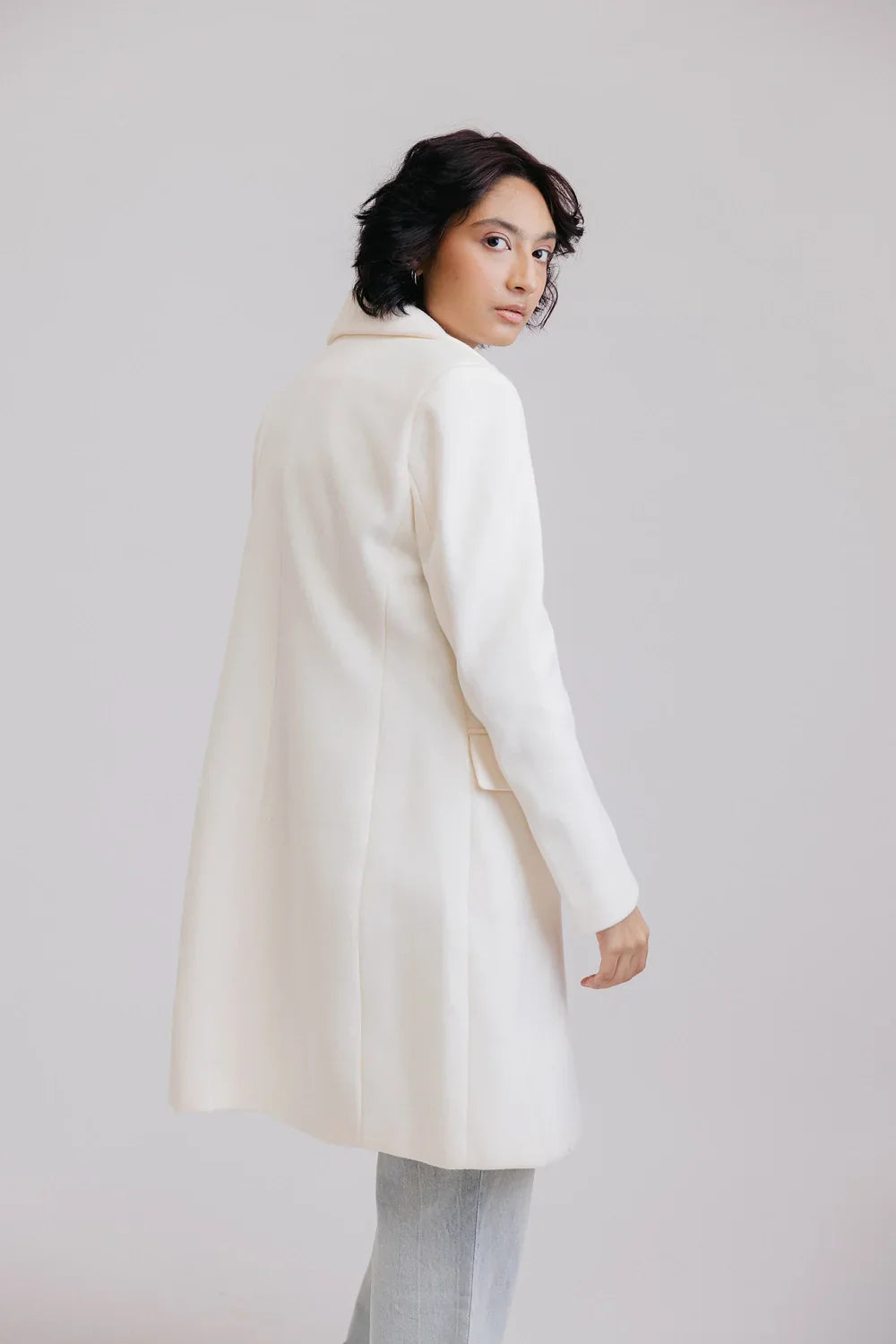 Picture of Ellena - Full Sleeves Long Coat - Available at Raja Sahib