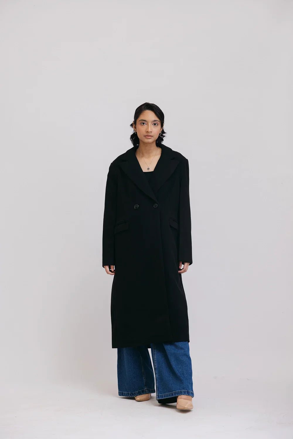 Picture of Ellena - Full Sleeves Long Coat - Available at Raja Sahib