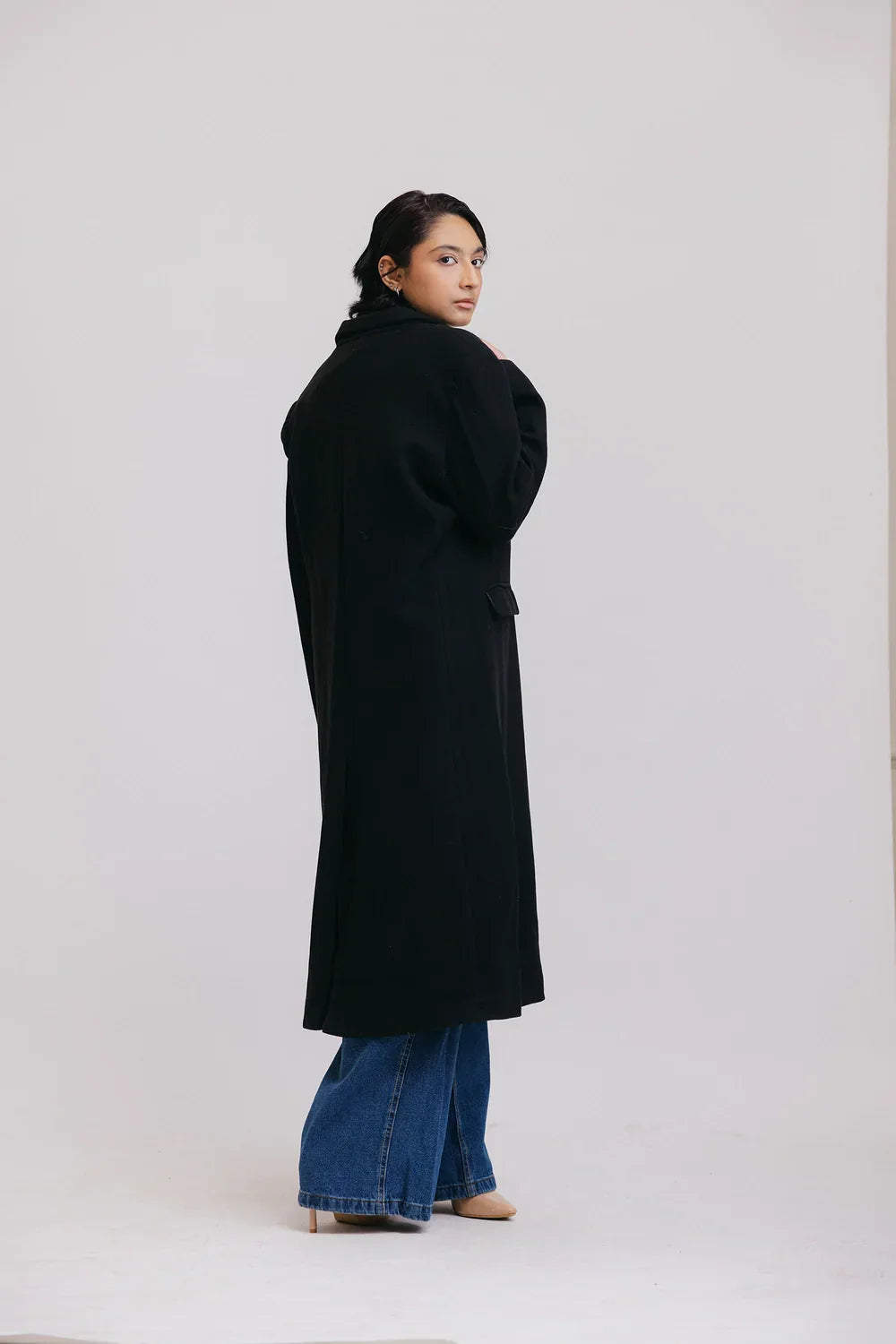 Picture of Ellena - Full Sleeves Long Coat - Available at Raja Sahib