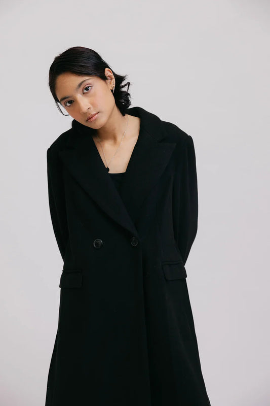 Picture of Ellena - Full Sleeves Long Coat - Available at Raja Sahib