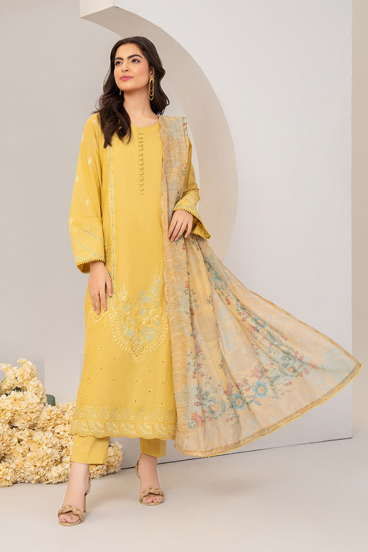 Picture of Ellena - 3-PC Stitched Embroidered Suit - Available at Raja Sahib