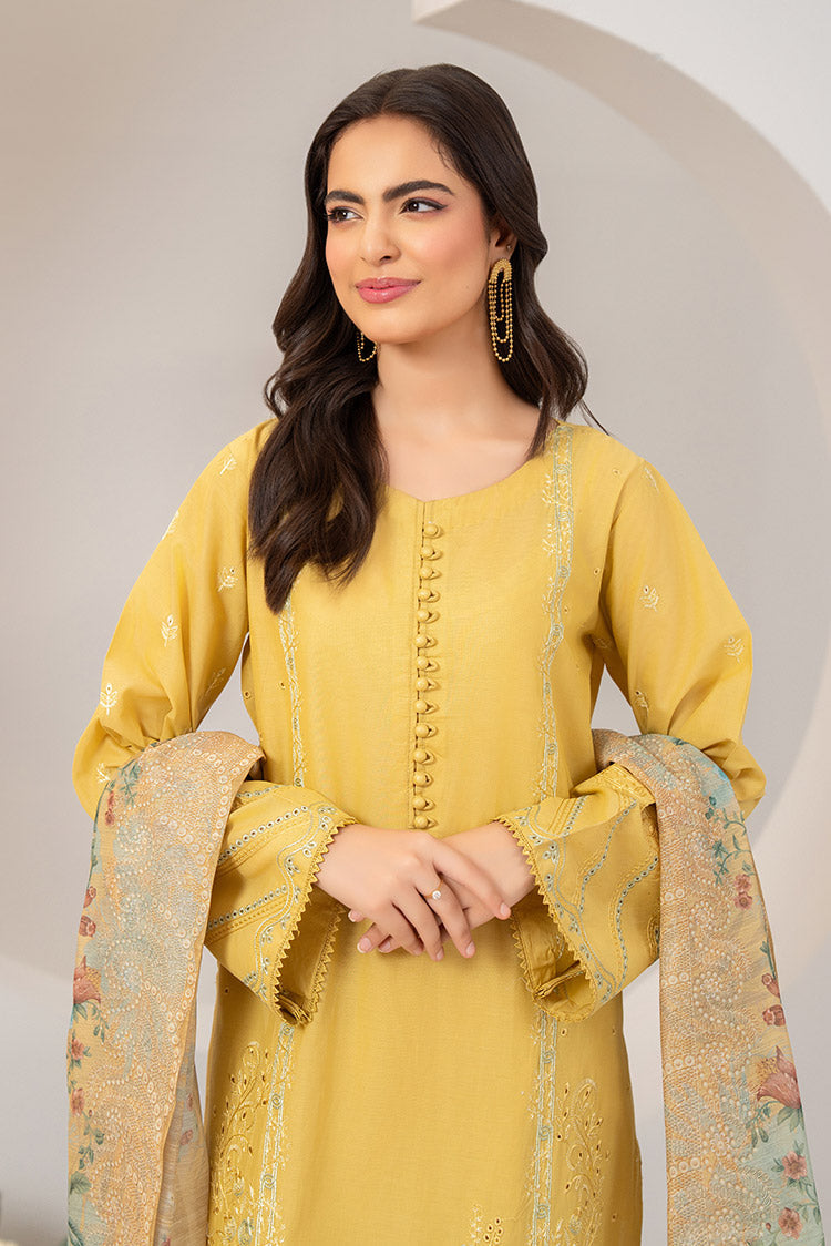 Picture of Ellena - 3-PC Stitched Embroidered Suit - Available at Raja Sahib