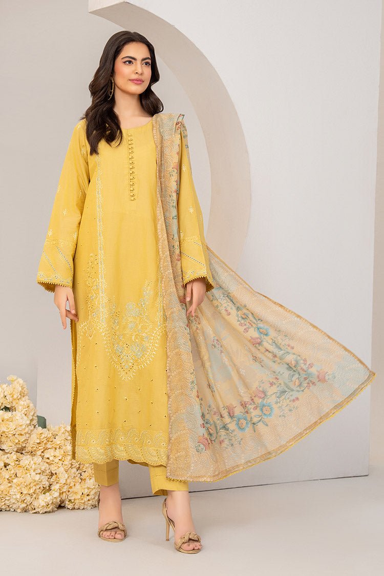 Picture of Ellena - 3-PC Stitched Embroidered Suit - Available at Raja Sahib