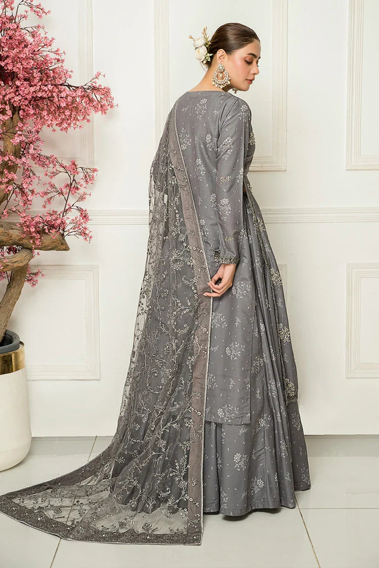 Picture of Ellena - 3-PC Stitched Embroidered Maxi - Available at Raja Sahib
