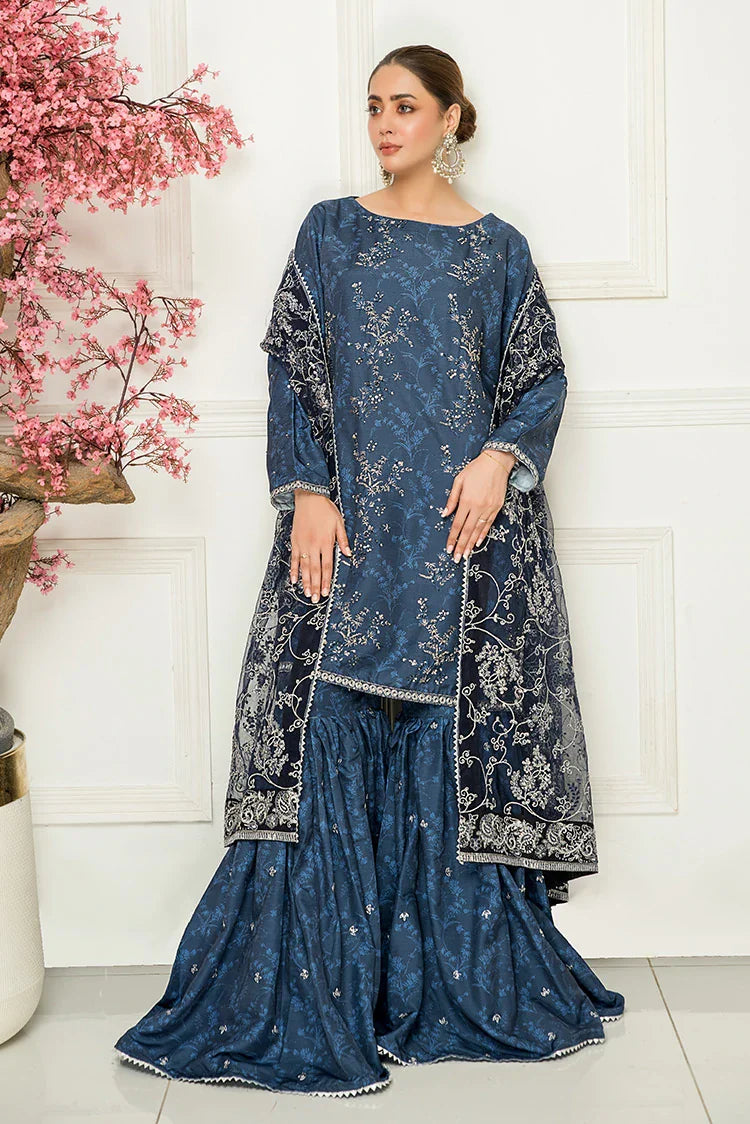 Picture of Ellena - 3-PC Stitched Embroidered Suit - Available at Raja Sahib