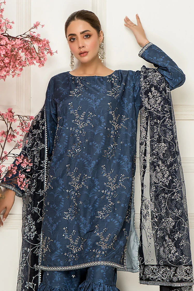Picture of Ellena - 3-PC Stitched Embroidered Suit - Available at Raja Sahib