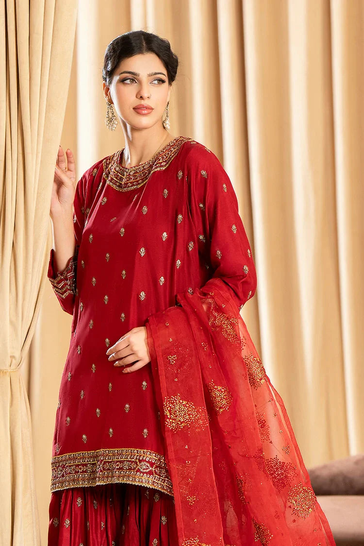 Picture of Ellena - 3-PC Stitched Embroidered Suit - Available at Raja Sahib