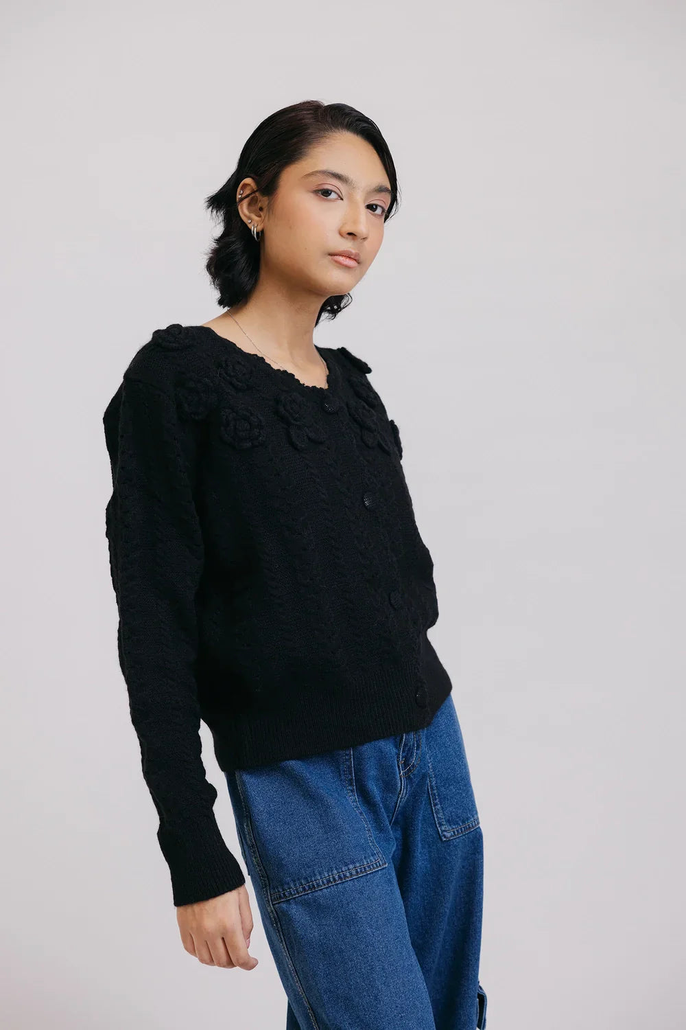 Picture of Full Sleeves V-Neck Sweater - Available at Raja Sahib