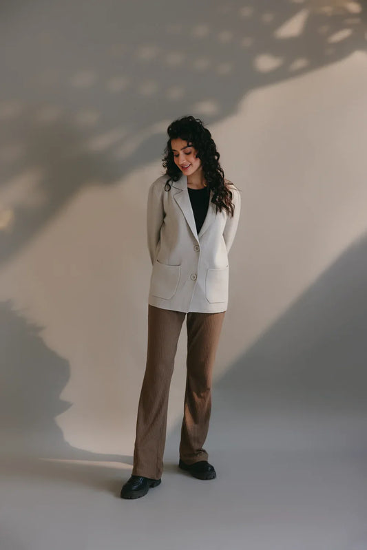 Picture of Ellena - Full Sleeves Short Coat - Available at Raja Sahib