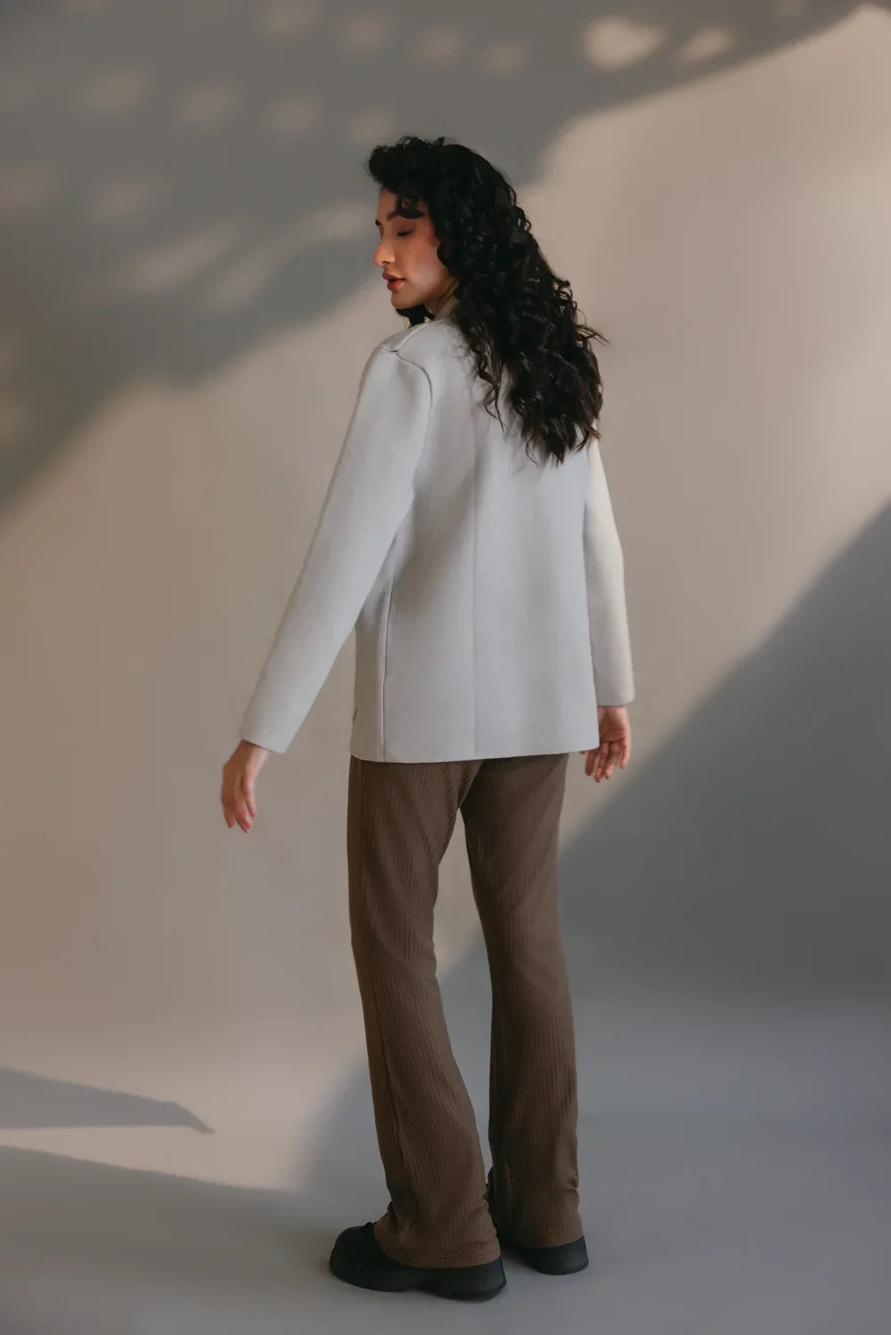 Picture of Ellena - Full Sleeves Short Coat - Available at Raja Sahib