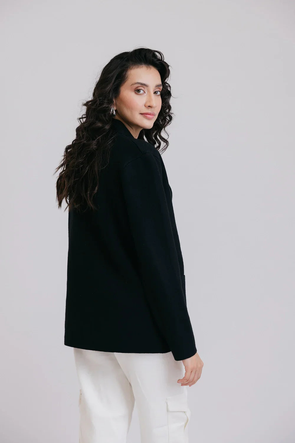 Picture of Ellena - Full Sleeves Short Coat - Available at Raja Sahib