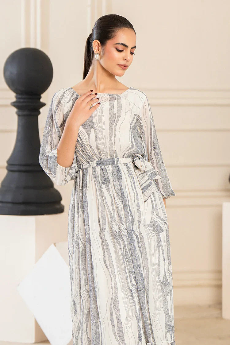 Picture of Ellena - Printed Ladies Maxi Dress - Available at Raja Sahib