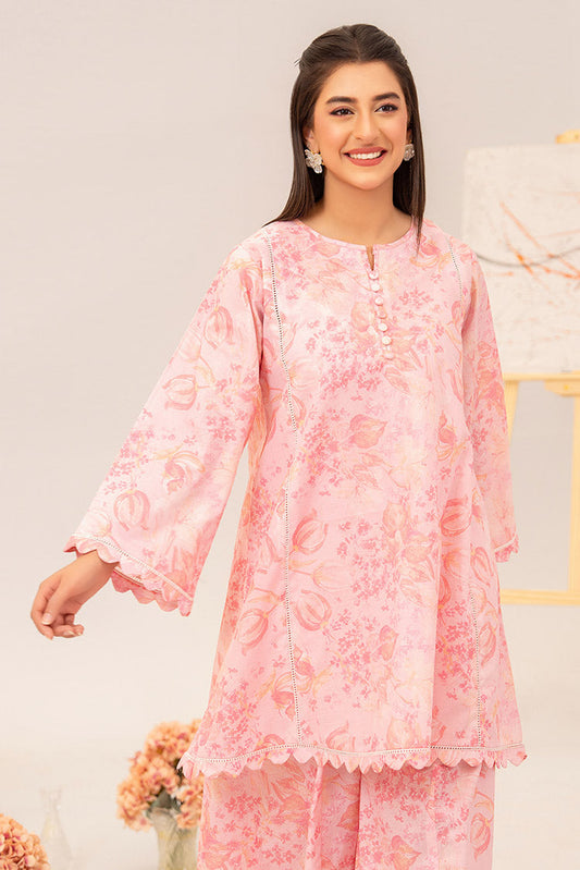 Picture of 2-PC Stitched Printed Suit - Available at Raja Sahib