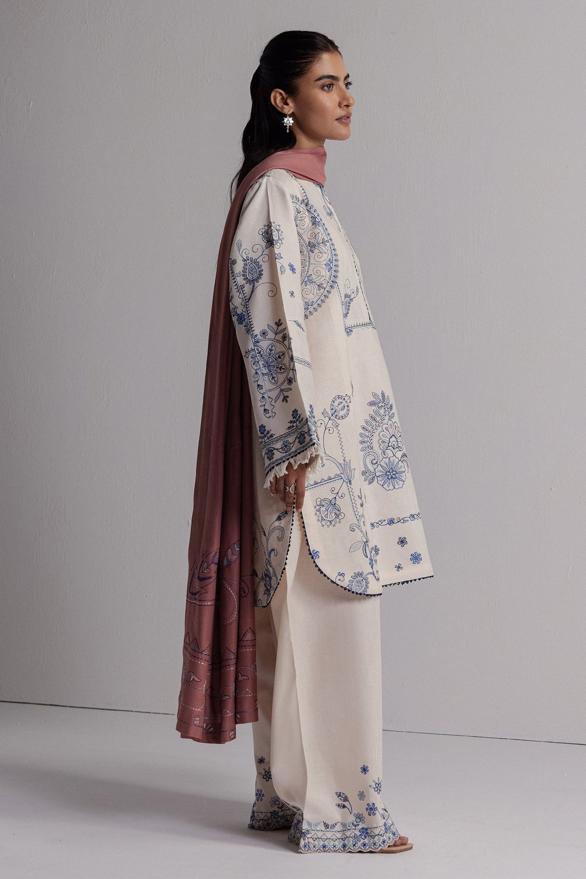 Picture of Zara Shahjahan - Coco Winter Unstitched - DIBA-10B - Unstitched - Available at Raja Sahib