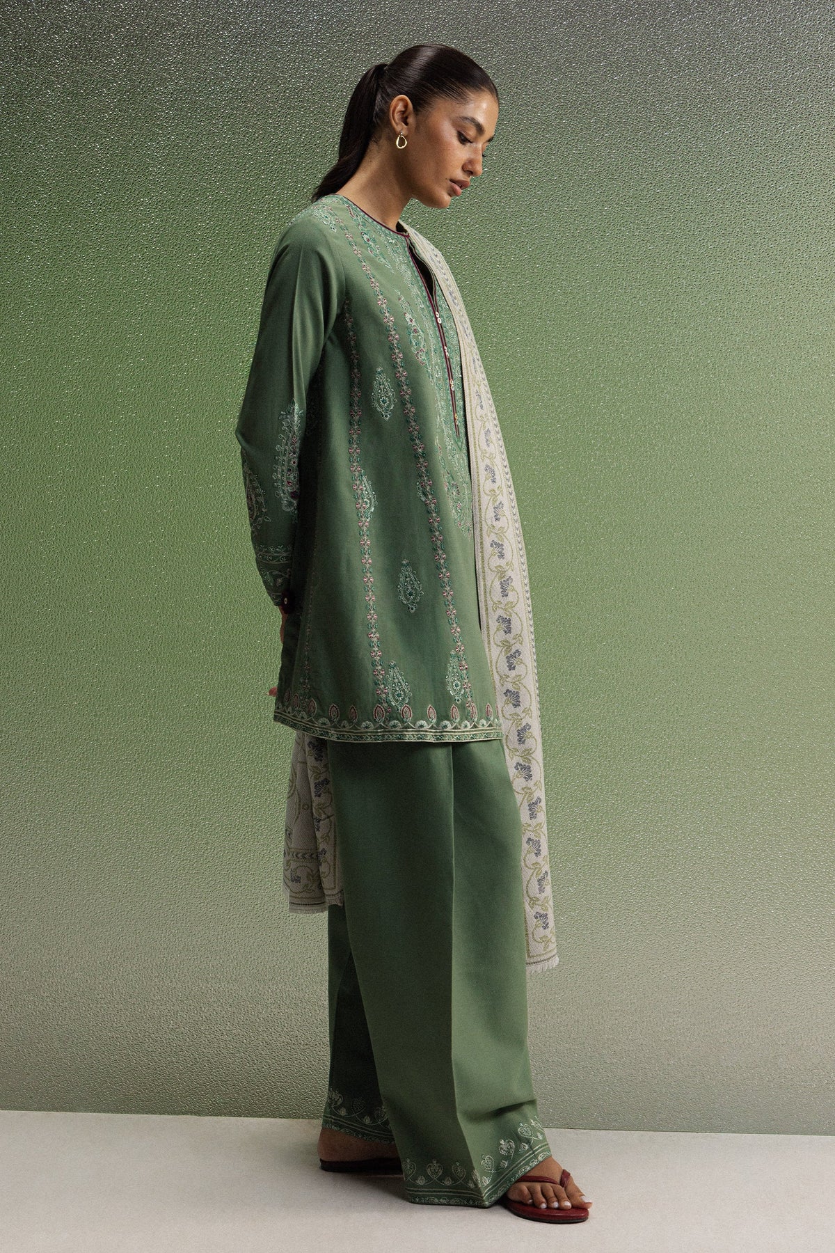 Picture of Zara Shahjahan - Coco Winter Unstitched - SARD-1B - Unstitched - Available at Raja Sahib