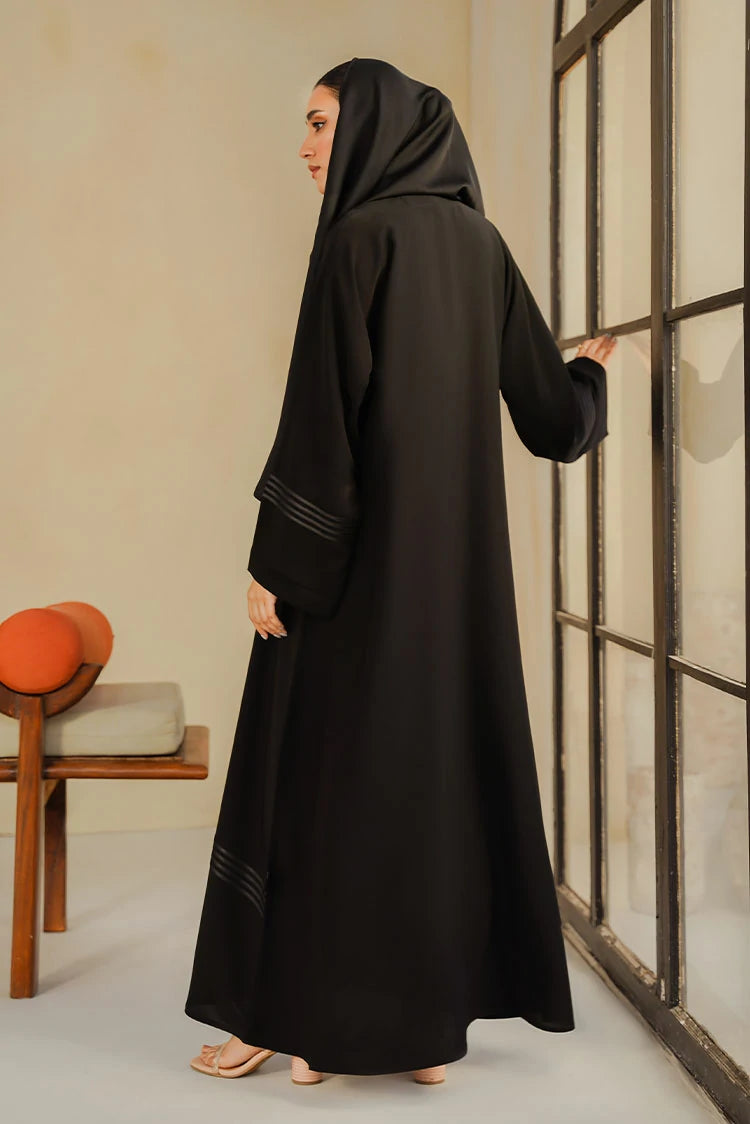 Picture of Divinely Crafted - Ava Abaya Set - Buttoned Up - Available at Raja Sahib