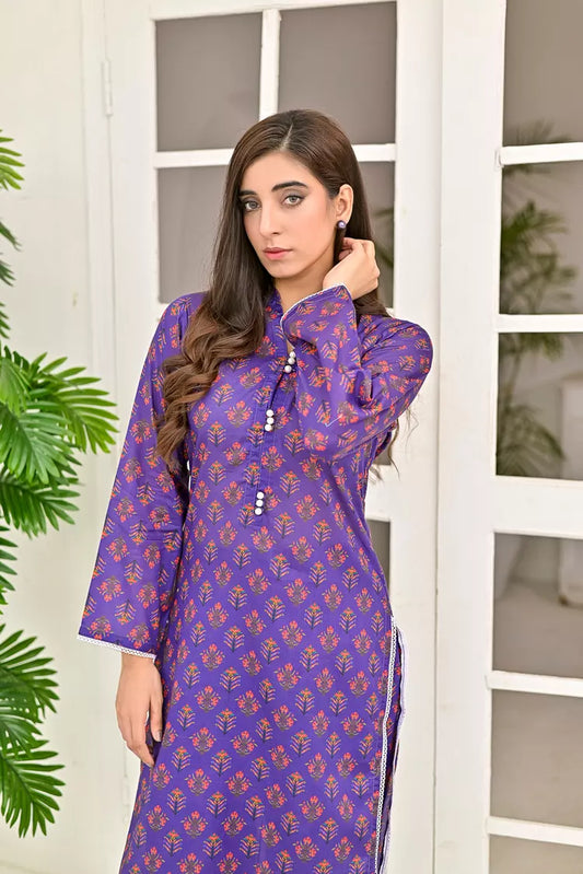 Silcot - Iris Charm - Printed Purple Set