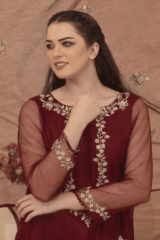 Picture of Silcot - Maroon Shimmer - Available at Raja Sahib