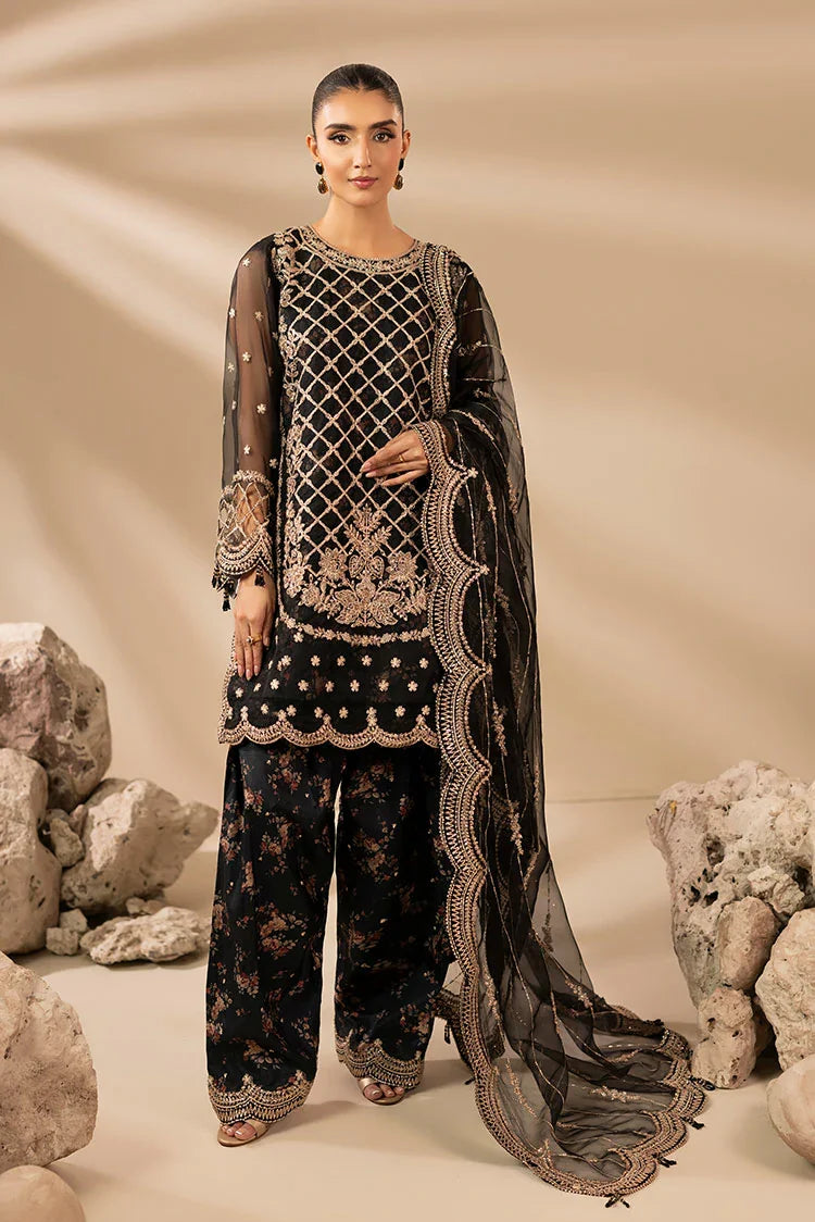 Picture of 3-PC Stitched Embroidered Suit - Available at Raja Sahib