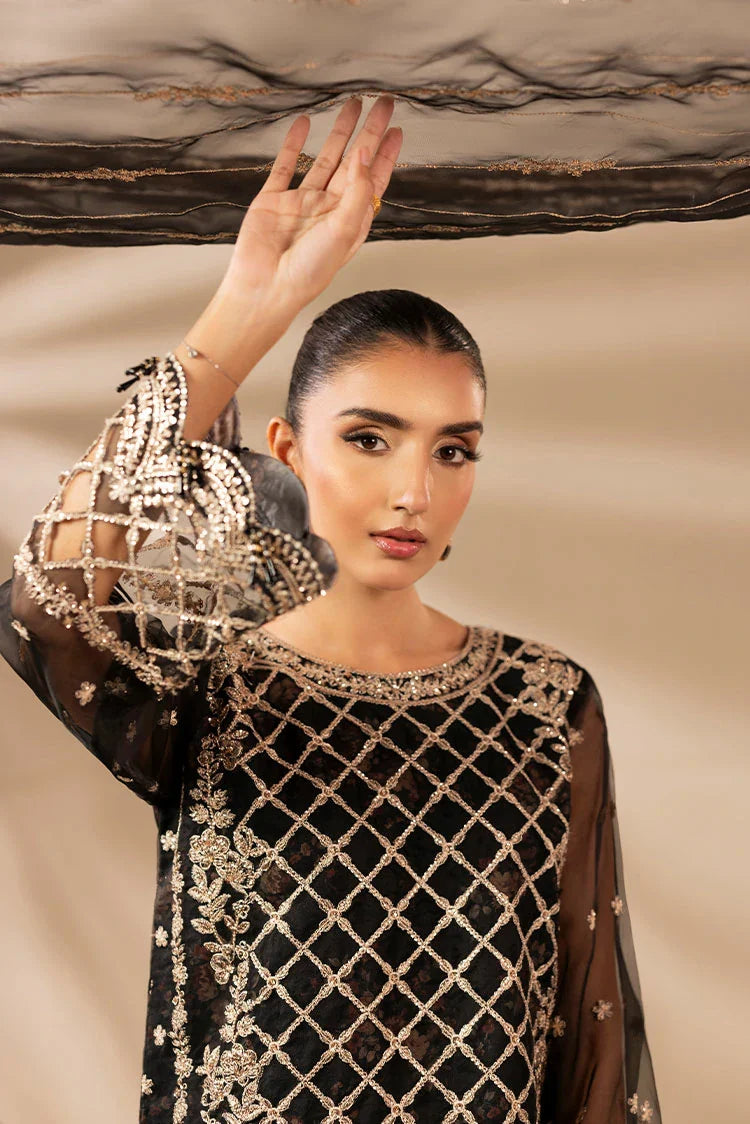 Picture of 3-PC Stitched Embroidered Suit - Available at Raja Sahib