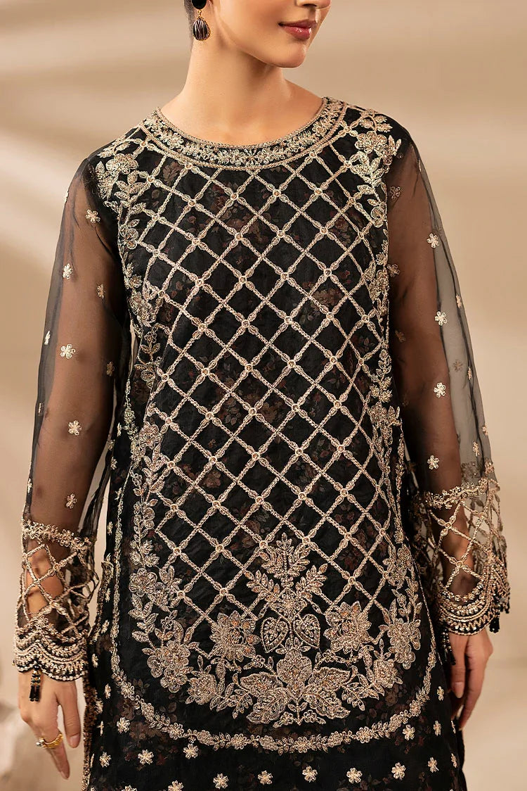 Picture of 3-PC Stitched Embroidered Suit - Available at Raja Sahib