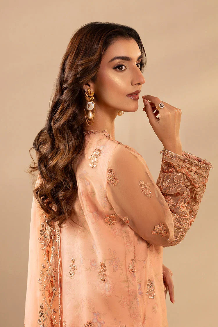 Picture of 3-PC Stitched Embroidered Suit - Available at Raja Sahib