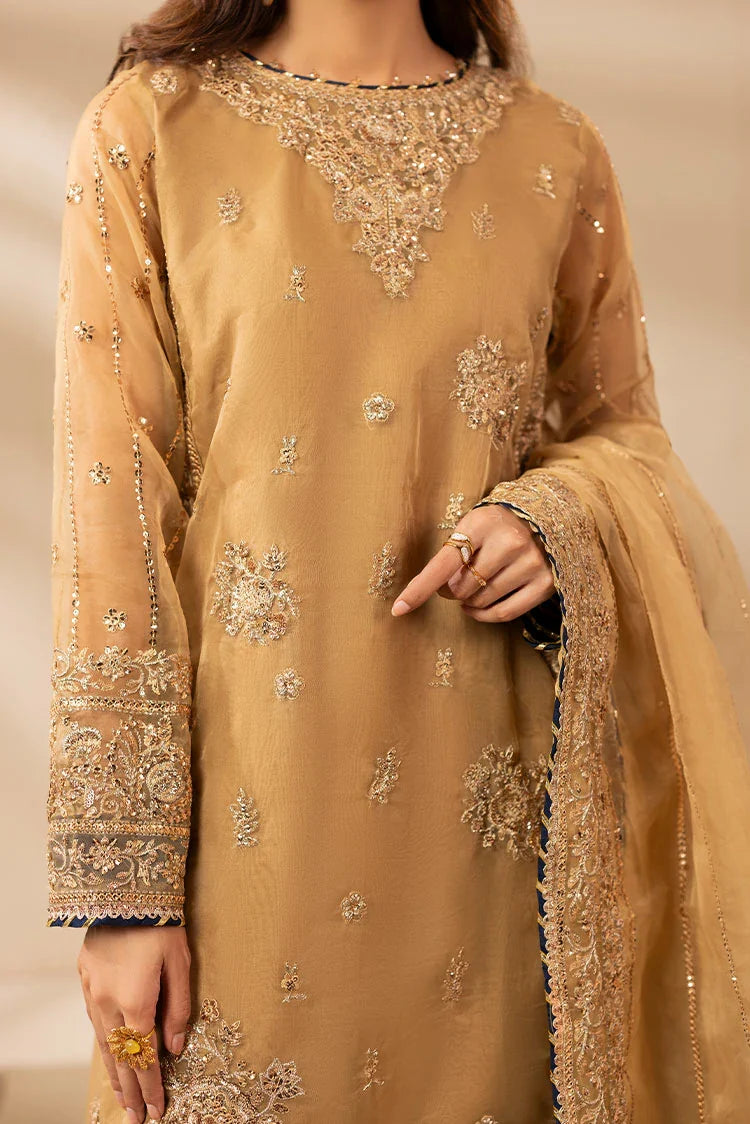 Picture of 3-PC Stitched Embroidered Suit - Available at Raja Sahib